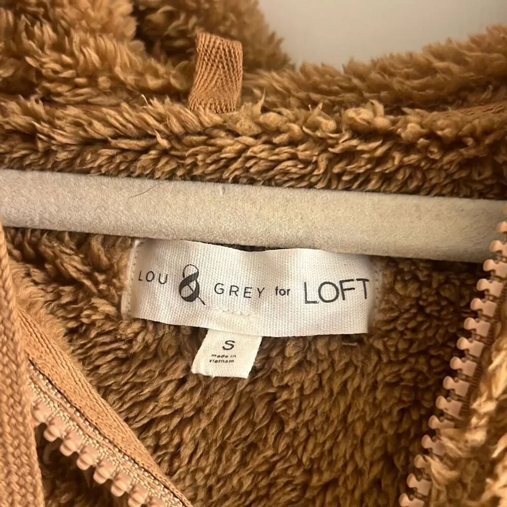 ✨Lou & Grey Orange Cozy Up Zip Sz Small Jacket✨